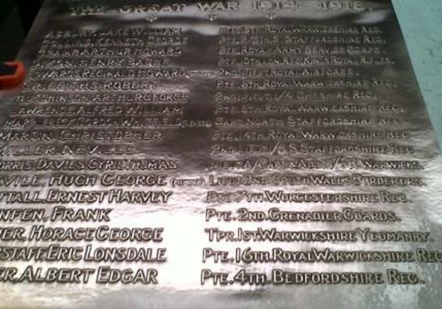 War memorial BMA restoration