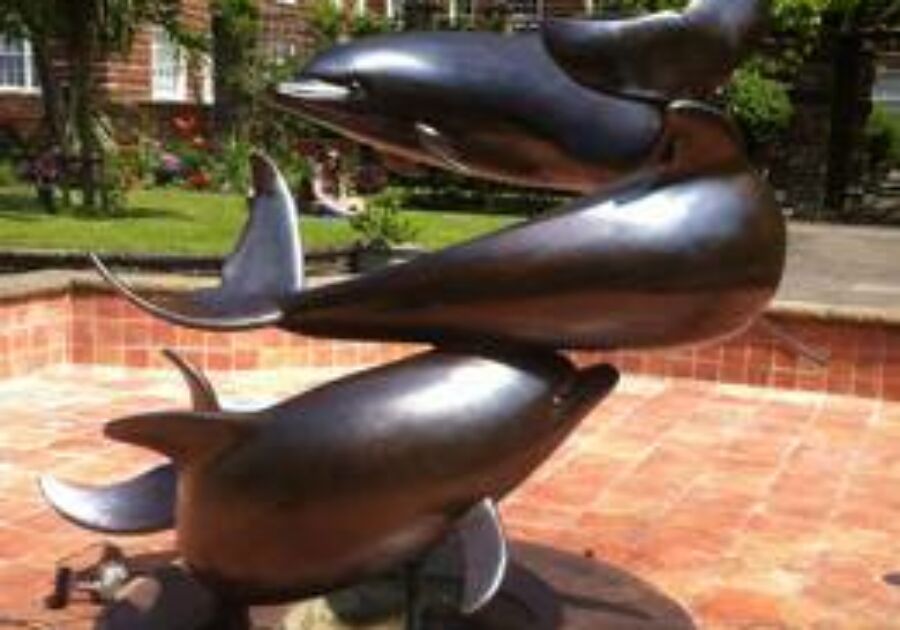 Dolphin - Bronze Sculpture Restoration